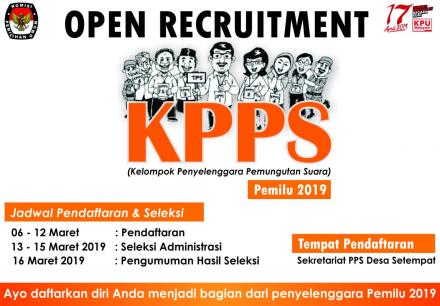 Syarat Pendaftaran KPPS